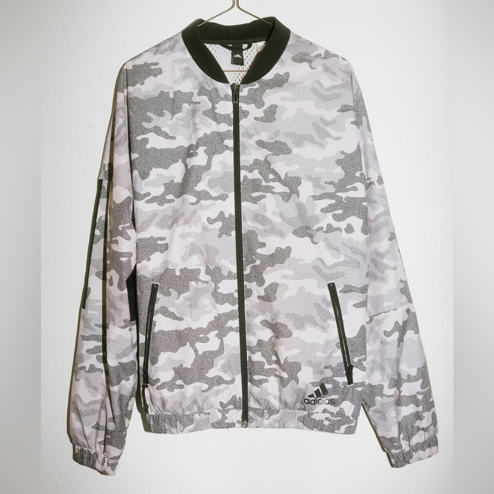 Camo Adidas Lightweight Bomber Jacket